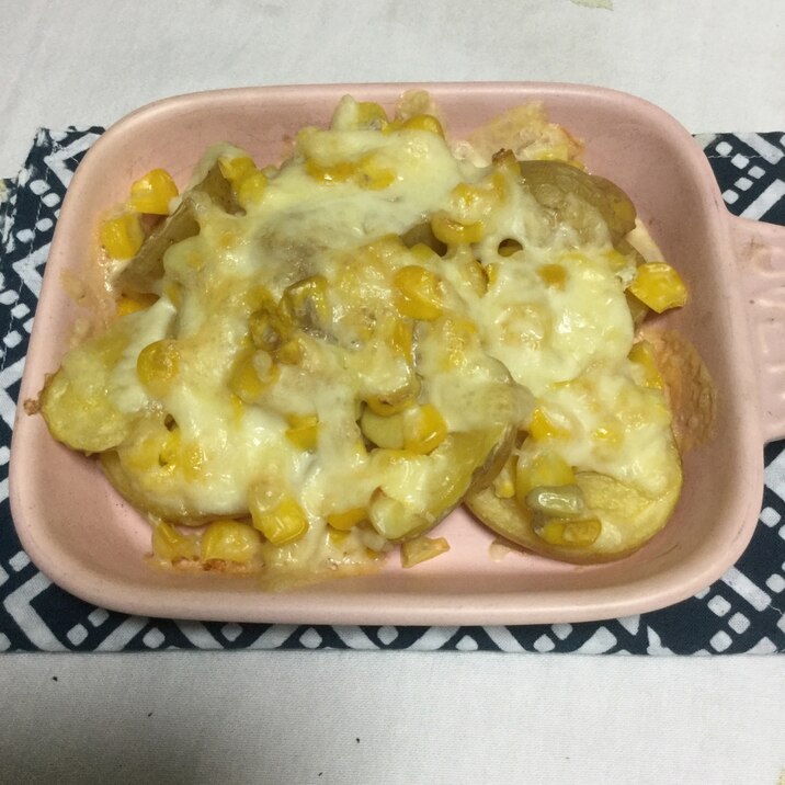 じゃがいものとうもろこしチーズ焼き